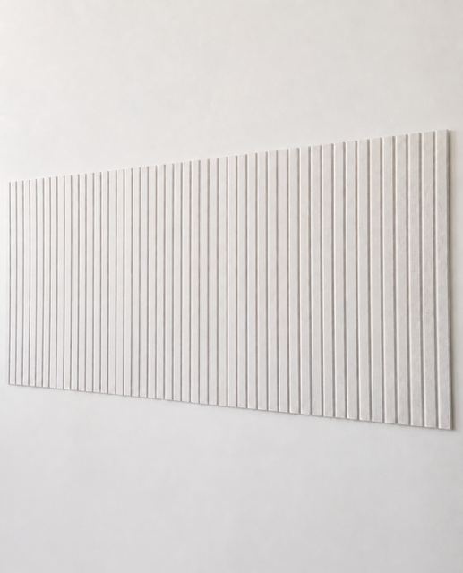 Groot prikbord - decoratief vilten beige 120 x 80 cm