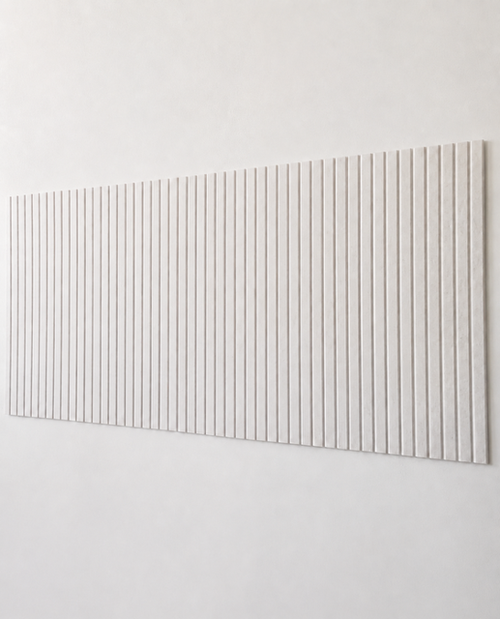 Groot prikbord - decoratief vilten beige 120 x 80 cm