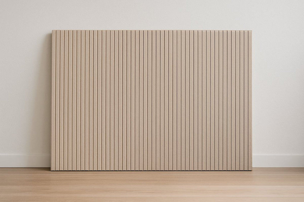 Groot prikbord - decoratief vilten camel 120 x 80 cm