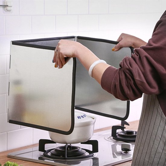 Spatbord bescherming voor keuken - Opvouwbaar 30 x 40 cm